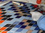 Toughened Bright Inlaid Clear 20mm Leaded Stained Glass Panels