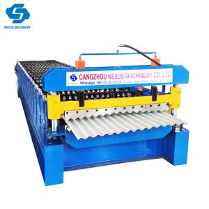 Wholesale Steel Corspan Roofing Sheet Making Machine Water Waves Roof Corrugated Roll Forming Machine from china suppliers