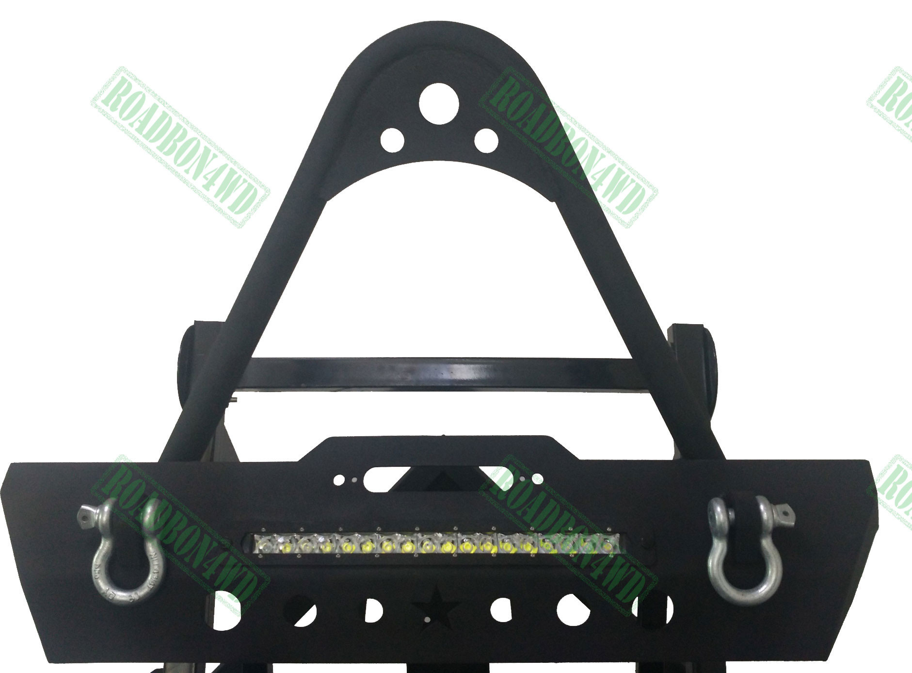 07-16 Jeep Wrangler JK LED Power Front Bumper Auto Bumper Front Winch Bumper for JK Wrangler