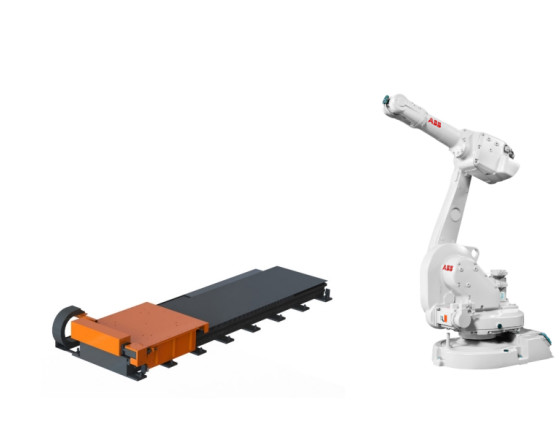 Palletizing Industry KUKA Robotic Ground Rail 4000kg RLC4000 Mounting Position Floor