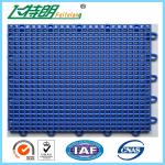 Non Slip 2500N Outdoor Sports Surfaces Eco Interlocking Gym Flooring