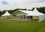 Customized A Shape Outdoor Banquet Tent Aluminium Party Tents With Sidewalls