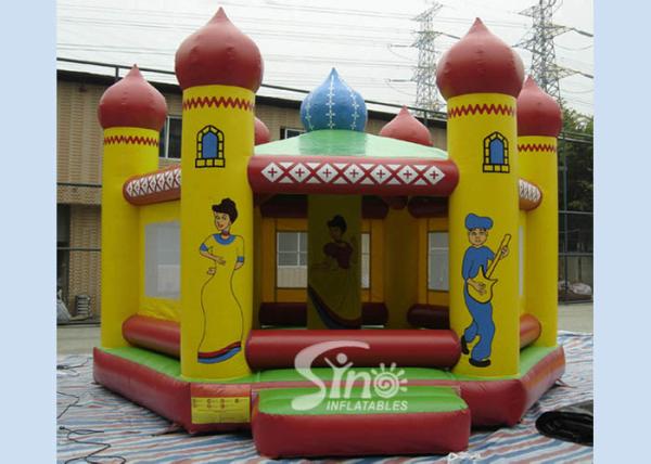 Outdoor kids ballroom inflatable bouncy house with China traditional theme made