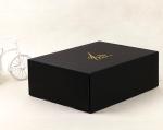 Custom Packaging Printed Black Card Paper Kraft E Flute Size Corrugated Shipping