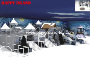 Wholesale Snow Castle Theme Indoor Playground Equipment For Recreational Large Children Commercial Park from china suppliers