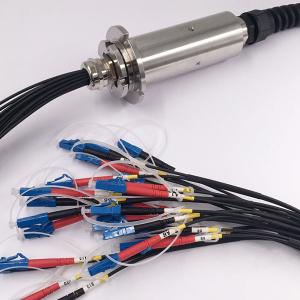 Wholesale Multi - Channel Fiber Optical Rotary Joint IP54 38mm Wave Length 300rpm Speed from china suppliers