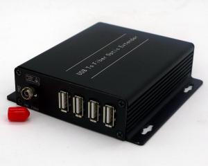 Wholesale 4 Port USB 2.0 Fiber Optic Extender,USB fiber converter,USB extender over fiber from china suppliers