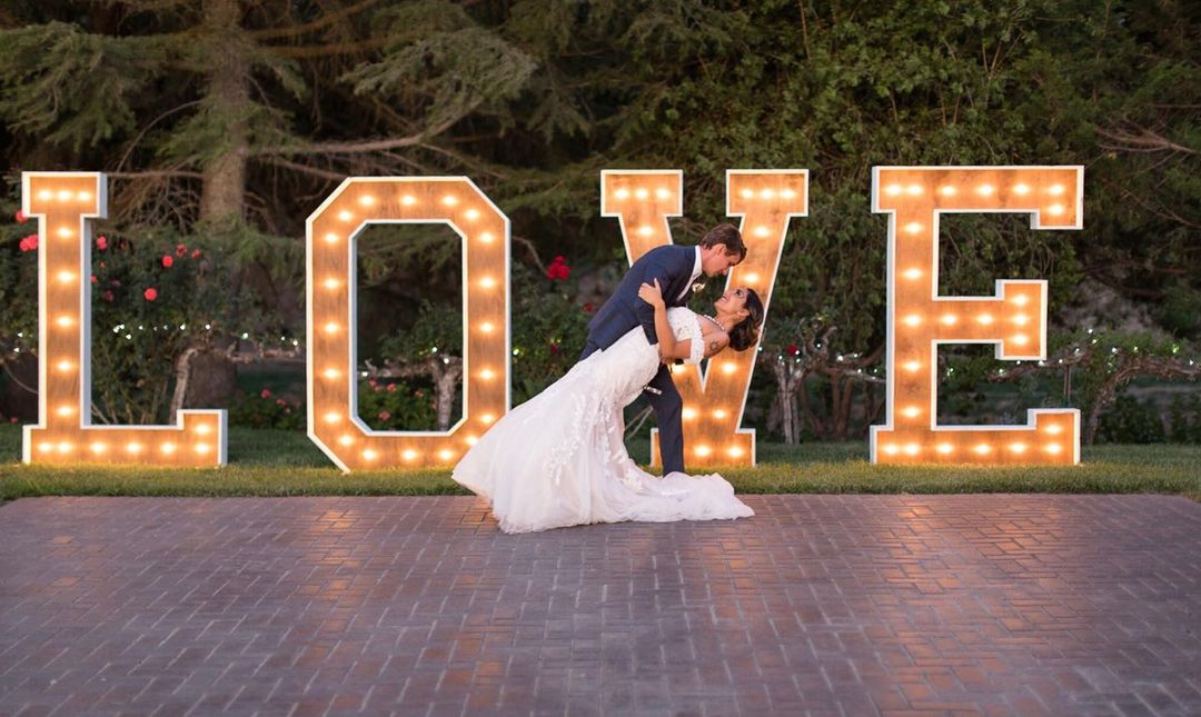 Stainless Steel Will You Marry Me Sign Neon Sign Decoration Wedding Marquee Light Up 4ft Letters