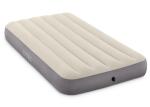 Wear Resistance Twin Size Inflatable Air Mattress Flocked PVC Material
