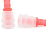 Pink Food Grade Precision Medical Plastics , ABS Plastic Molding For Liquid