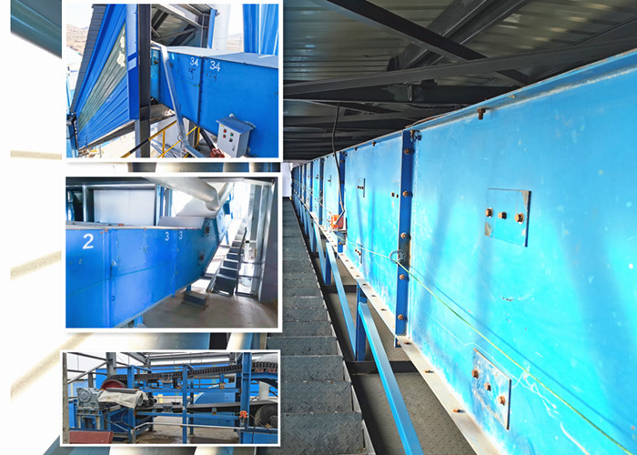 Lifting Height 25m Enclosed Belt Conveyor Rubber Corrugated Sidewall Conveyor