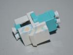 FC-ST Metal Optic Fiber Adapter / Fiber Optic Cable Adapter Multi Mode