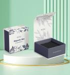Two Sided Magnetic Gift Box Hot Stamping Custom Jewelry Perfume Flip Top Gift