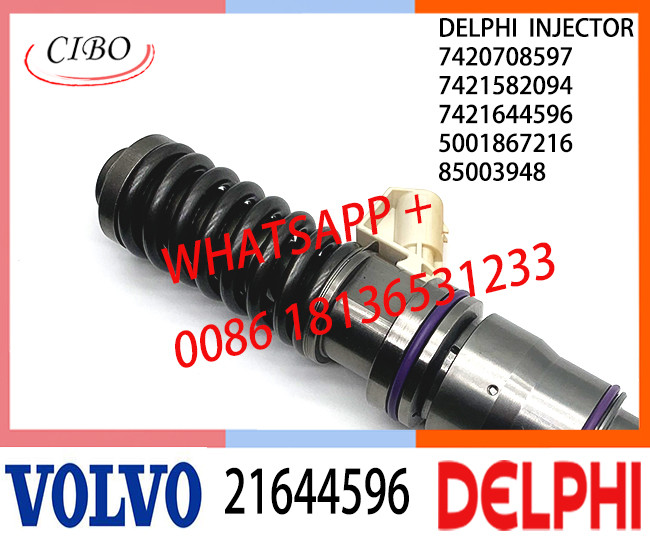 Fuel Diesel Injector 21644596 7421582094 7421644596 5001867216 85003948 20708597 E3.18 for VOL REN-AULTT MD11 EURO