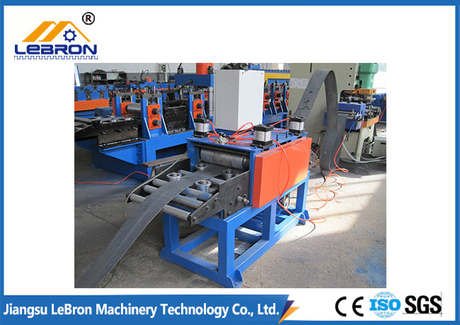 PLC Control Automatic Solar Strut Roll Forming Machine Speed 12~18m/min Hydraulic Cut