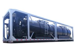Wholesale 2200rpm 20 Ft ISO Tank Container 36 Cub Carbon Steel Container Vacuum Transport from china suppliers