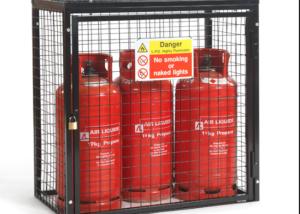 Wholesale Small Gas Cylinder Cages Propane Tank Storage Easily Assembled / Dissembled from china suppliers