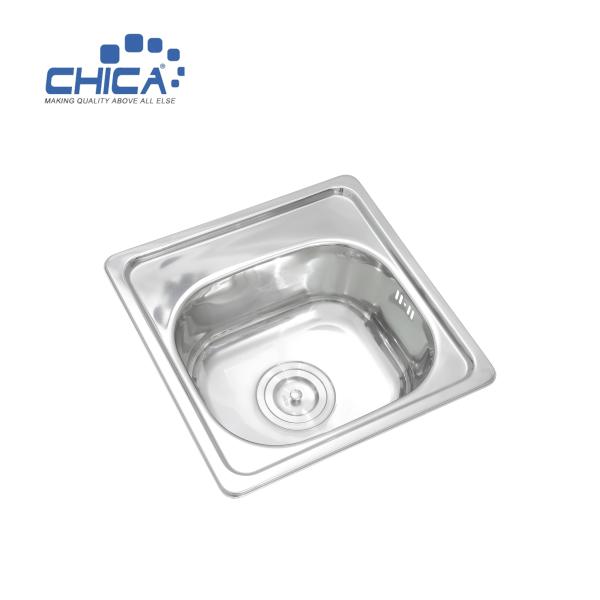 Stainless Steel Press Kitchen Sinks Single Bowl Kitchen Sink Topmount Kitchen