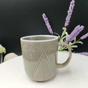 Wholesale Handmade Pottery Tea Cup Pottery Coffee Mug 300ml Ceramic Coffee Mugs from china suppliers
