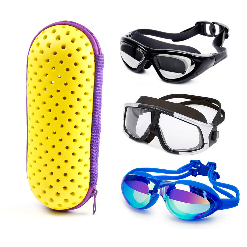 140x90x50mm EVA Glasses Case For Swimming Goggles