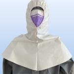 Micro Porous Disposable Head Neck Cover Non Woven Balaclava Hood With Cape