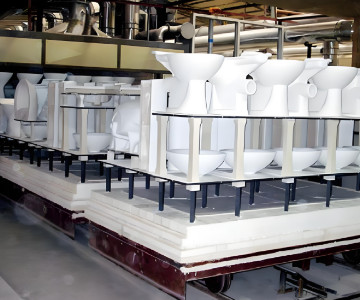 Custom Car Size Direct Firing Tunnel Kiln For Custom Firing Of Sanitary Ware