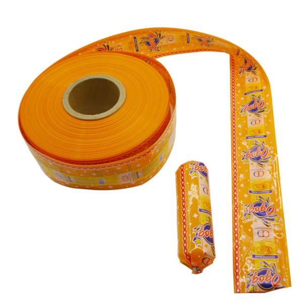 Sample Free Wholesale Easy Peel Off 90 mM Orange Flexography Printing Plastic