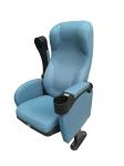 Front Row Movie Theater Seats , Plastic Theater Seating Furniture Floor Mounted
