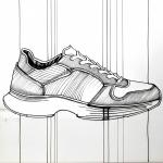 Trendy Style White Casual Lace Up Shoes Nonslip Synthetic Leather Upper