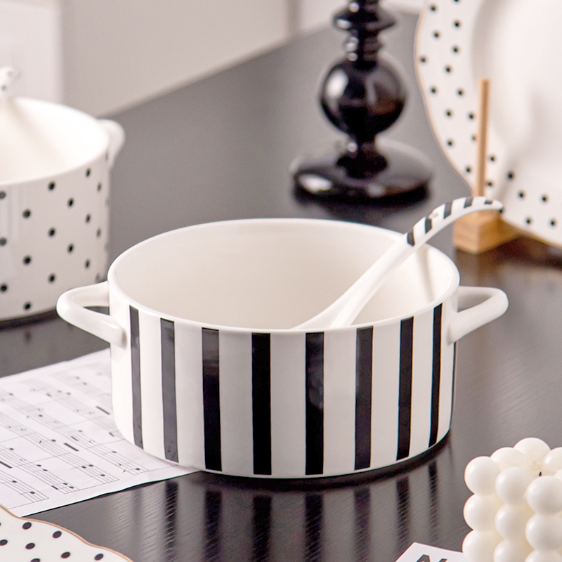 Under Glazed Fashion Ceramic Kitchen Plates Set Dinner Dinnerware For Party Occasion