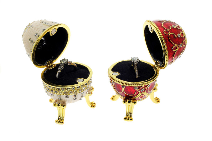 Faberge Egg Trinket Box Home Decorative Box Decorative Faberge Egg Trinket Jewel Box Enamel Easter Egg Jewelry Box