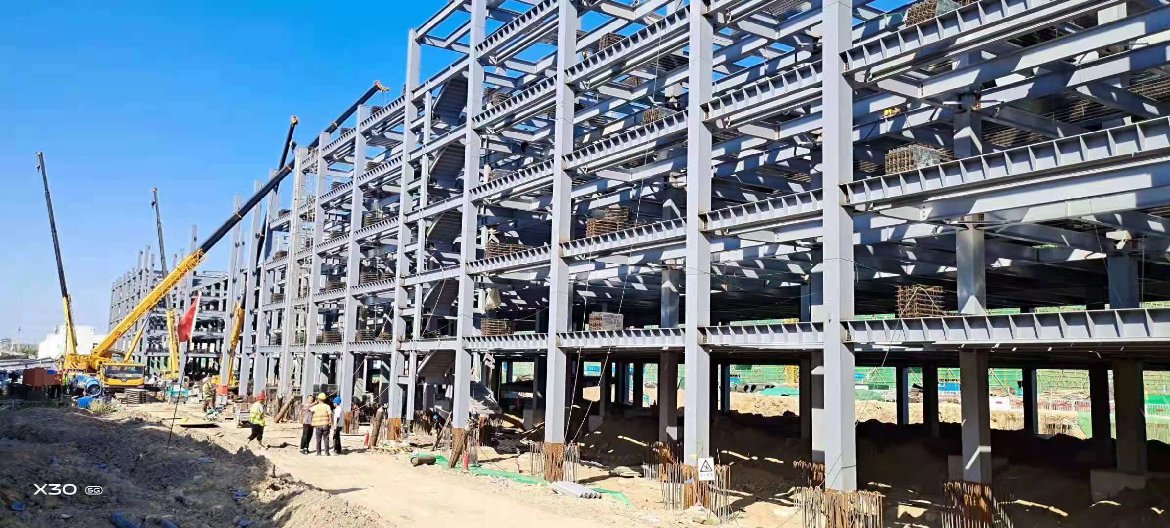 Pre Engineered Framework Structural Multi Floor Steel Building Construction