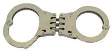 Wholesale Self Defense Anti Riot Police Equipment Carbon Steel NIJ Real Police Handcuffs from china suppliers