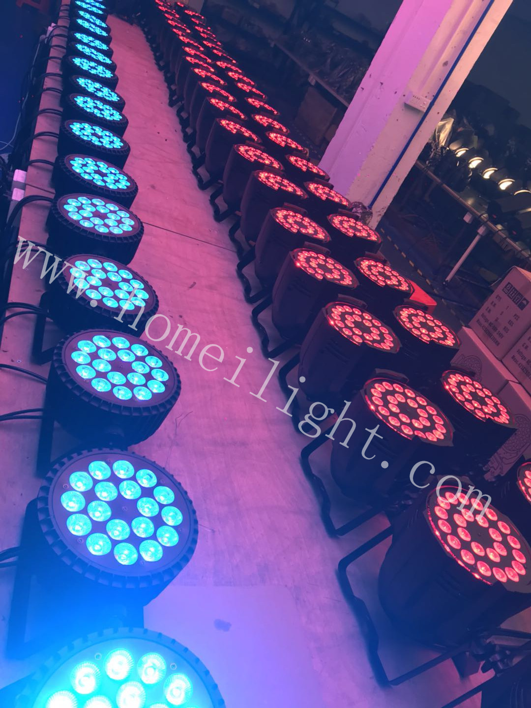 18pcs 4 In 1 Led Bar Stage Light indoor Zoom Par For Night Club Wedding Light Uplight Par Can