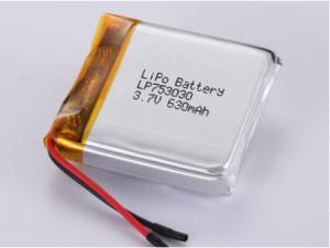 Wholesale LP753030 3.7V 630MAH Silver Lithium Polymer Battery for Long-lasting Performance from china suppliers