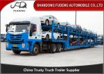 Double Axles Vehicle Transport Trailer Wheelbase Dimensions 10 Cars Carry
