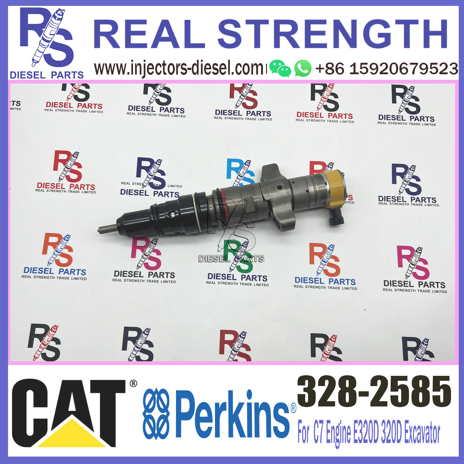 Diesel spare part cat C7 injector 557-7627 328-2585 for caterpillar engine c7 fuel injector