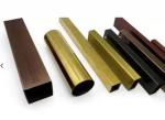 Rose Gold Ss Pipes 201 Mirror 316 304 Stainless Steel Rectangular Tube ASTM A554