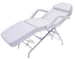 Adjustable White Massage Table Chair Furniture Foldable With Breathing Hole