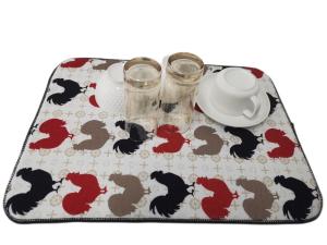Wholesale 15x20inch Transfer Printing Microfiber Dish Drying Mat For Kitchen from china suppliers