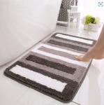 Flocking Carpet Floor Mat Household Bathroom Bath Absorbent Foot Mat Bathroom