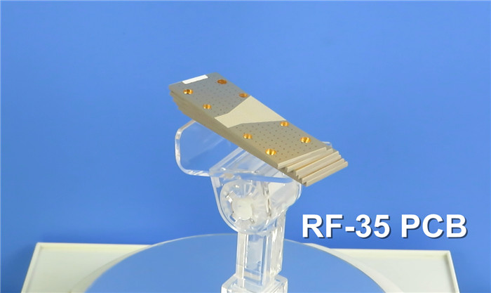 60mil RF-35 PCB Material With Immersion Gold For Power Amplifiers