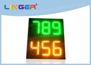 Wholesale 888 12inch Led Gas Price Sign , Led Petrol Station Price Signs Green Amber Color from china suppliers
