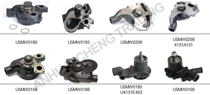 Cast Iron Aluminum Water Pumps For Perkins 1004-4 1004-40 U5MW0195 U4131E403