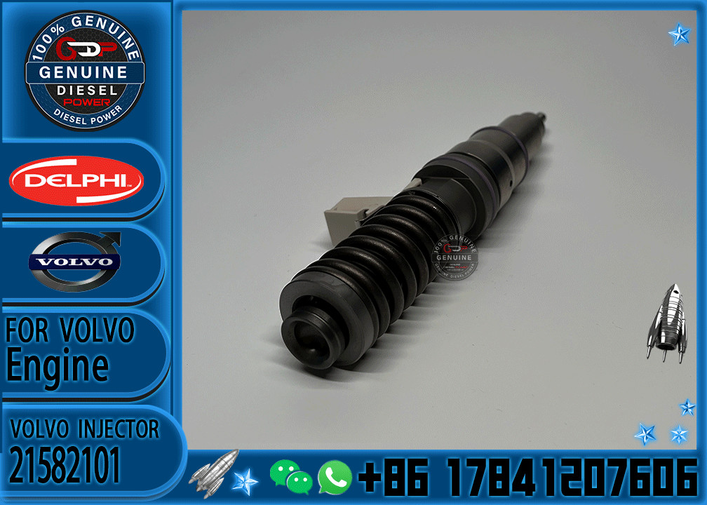 4 Pin Diesel Engine Parts Fuel Injector Common Rail 7421582101 BEBE4D37001 21582101 For VOLVO Truck MD11 E3.18