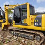 Used Komatsu PC120 Backfilling Excavators 12Ton Construction Heavy Machinery