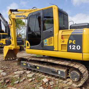 Wholesale Used Komatsu PC120 Backfilling Excavators 12Ton Construction Heavy Machinery Digger from china suppliers