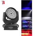 380 WATT LED WASH Moving Head 36*10W RGBW Stage Light For Commercial Displays