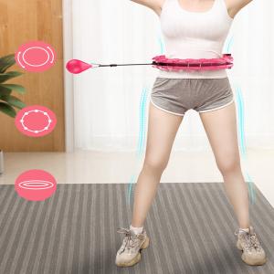 Wholesale ABS 24 Knots Fitness Smart Hula Hoop , 24 Section Weighted Hula Hoop 1.3kg from china suppliers