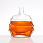 Customize Sealing Type 750ml Whisky Bottle Square Spirit Vodka Bottle Empty for